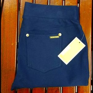 Navy blue NWT Michael Kors MK leggings